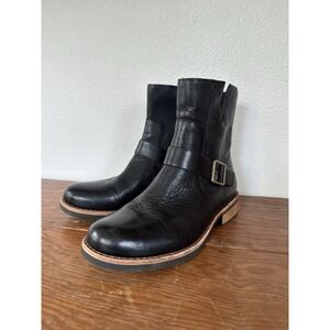 Kork-Ease Kennedy‎ Boots Black Leather Women's Size 6.5M